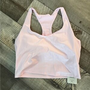 Fabletics Pink Racerback Sports Bra